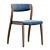 Sophisticated Frida Chair Design 3D model small image 1