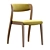 Sophisticated Frida Chair Design 3D model small image 3