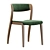 Sophisticated Frida Chair Design 3D model small image 4