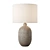 Handpainted Iron Base Table Lamp 3D model small image 1