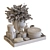 Luxury Zara Home Bathroom Decor 3D model small image 7