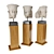 Amun Portrait Sculpture with Pedestal 3D model small image 2