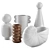 Modern Vases Collection for Decor 3D model small image 1
