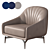  Natuzzi Editions C014 Felicita Armchair 3D model small image 2