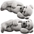 Cuddly Bear Side-Lying Plush 3D model small image 4