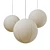 Modern Akari Pendant Lighting 3D model small image 1