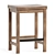  Rustic Chic Counter Stool 3D model small image 1