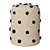 Children's Dot Tufted Pouf Set 3D model small image 3