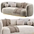 Eichholtz Roxy Sofa, Modern Design 3D model small image 2
