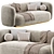 Eichholtz Roxy Sofa, Modern Design 3D model small image 4