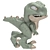 Prehistoric Dinosaur Figurine 3D model small image 3