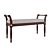 2-Seater Lorenzo Bench 3D model small image 1