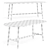 Kimua Oak Dining Table Collection 3D model small image 6