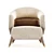 BOUVANER Modern Armchair 3D Model 3D model small image 2