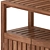 Minimalist IKEA NAMMARO Shelf Unit 3D model small image 2