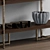 Modern Metal Shelf Sculpture 3D model small image 3