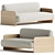 Stylish Jardan Marlo 2.5 Seater 3D model small image 1