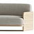 Stylish Jardan Marlo 2.5 Seater 3D model small image 2