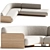 Stylish Jardan Marlo Modular Sofa 3D model small image 1