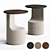 Comfortable Modern Hippo Side Table 3D model small image 1