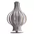 Designer Table Lamp Onion 3D model small image 1