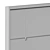 Bronze-Finished Rectangular Metal Mirror 3D model small image 6