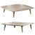 Eddy Rectangular Wooden Coffee Table 3D model small image 1