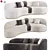 Elegant 3D Sofa Otium Model 3D model small image 1
