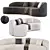 Elegant 3D Sofa Otium Model 3D model small image 2
