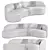 Elegant 3D Sofa Otium Model 3D model small image 3