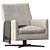 Modern Elegance Hat Armchair 3D model small image 2