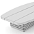 Modern Rh Trelica Coffee Table 3D model small image 3