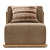 Modern Luxe Trelica Armchair 3D model small image 2