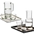 Zara Home Glassware Set Collection 3D model small image 3