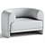 Elegant Andrea Bonini Armchair 3D model small image 3