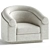 Elegant Valetta Armchair Design 3D model small image 1