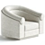 Elegant Valetta Armchair Design 3D model small image 2
