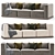 Minimalist S02 Sofa Set by Karimoku 3D model small image 1