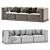 Minimalist S02 Sofa Set by Karimoku 3D model small image 3