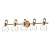 Golden Glow 5-Light Vanity Fixture 3D model small image 2