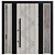 Bastion-S Steel Doors - Model 2017 3D model small image 1