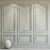 Repose Gray Decorative Plaster Molding 3D model small image 1