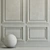 Repose Gray Decorative Plaster Molding 3D model small image 3