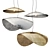 Gervasoni Brass & Silver Set 3D model small image 1