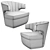 TANAGRA Arne Accent Chair 3D model small image 3