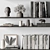 Chic Wall Decor Set 135 3D model small image 5