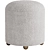 Customizable Marly Ottoman ModelRenderer 3D model small image 2