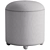 Customizable Marly Ottoman ModelRenderer 3D model small image 3