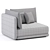 Modern Katarina Sofa Model 2015 3D model small image 5