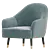 Cozy Laskasas 2013 Sofa Grey 3D model small image 3